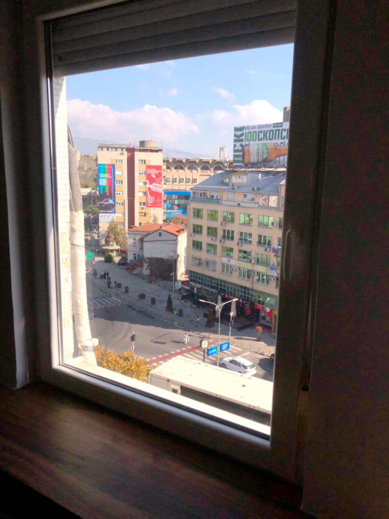 Hotel Room City Square With Great View No Parking Üsküp Dış mekan fotoğraf